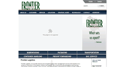 Desktop Screenshot of frontierlogistics.com